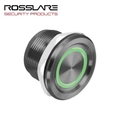 Rosslare PIEZOELECTRIC SWITCH W/LED RING, BLACK ROS-PX-34B